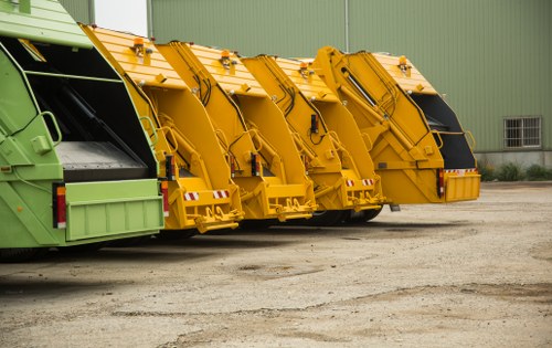 Professional waste management team in Swiss Cottage